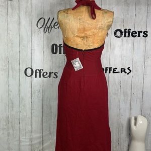 CELEBRITY DESIGNER  Cesar Arellanes Cut-Out Halter Dress SUPER CUTE - Picture 6 of 11